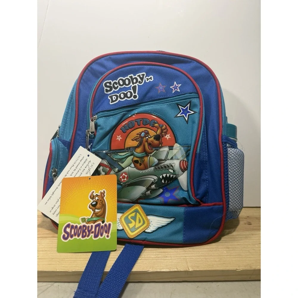 Scooby Doo Backpack Small  Medium Kids Size 12 inch ~ Hot Dog Pilot Design